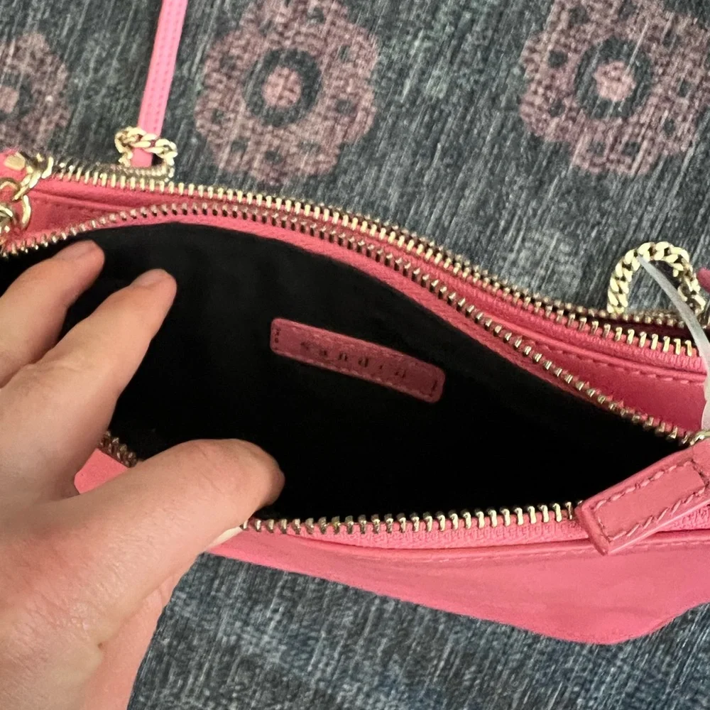 Sandro Pink Crossbody Purse